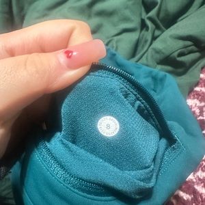 Teal Fast and Free Lululemon 23 inch. Leggings